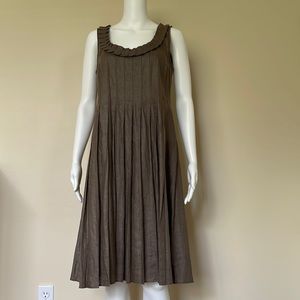 MaxMara Weekend Linen Midi Dress. Sz Small